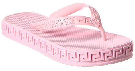 pink versace flip flops|versace flip flops women's.